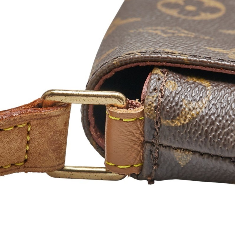 LOUIS VUITTON Brown Monogram Leather Shoulder Bag - Picture 7 of 11